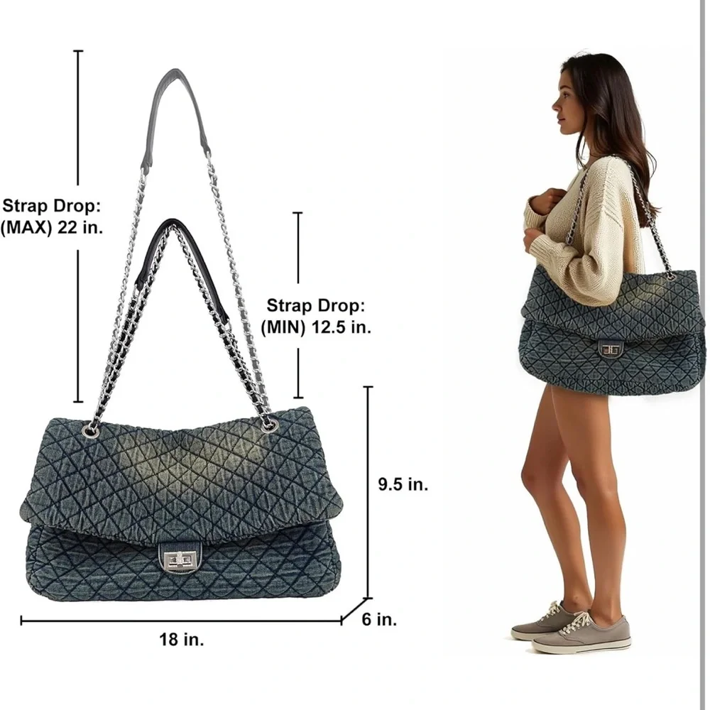 PARISIAN CHIC QUILTED BAG❤️‍🔥 - Picture 6 of 7